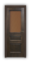 Дверь Velmi 02-144, цвет дуб тон 44, остекленная - превью фото 1