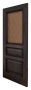 Дверь Velmi 02-123, цвет дуб черный, остекленная - превью фото 3