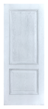 Дверь Velmi 01-709, белая патина с серебром - фото 2