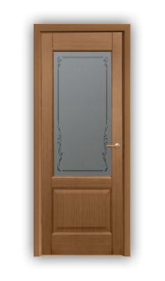 Дверь Neoclassic 830, цвет дуб светлый, остекленная