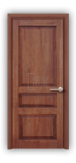 Дверь из массива сосны ECO 4313, покрытие - светло-коричневый лак, глухая