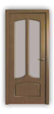 Дверь Classic 622, цвет дуб тон 44, остекленная - фото 1