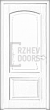 Дверь Neoclassic 810, цвет патина серебро, остекленная