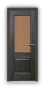 Дверь Velmi 01-5111, цвет дуб мореный, остекленная - превью фото 1