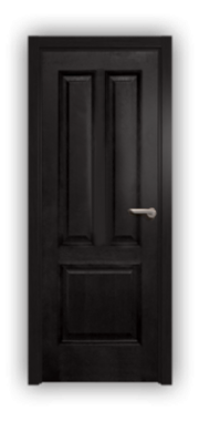 Дверь Velmi 08-123, цвет дуб черный, глухая - фото 1