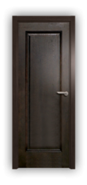 Дверь Velmi 04-123, цвет дуб черный, глухая - фото 1