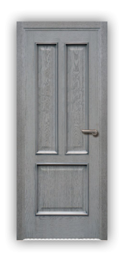 Дверь Velmi 08-109, цвет серая патина, глухая - фото 1