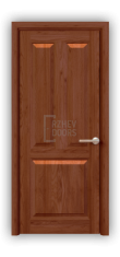 Дверь из массива сосны ECO 4323, покрытие - светло-коричневый лак, глухая