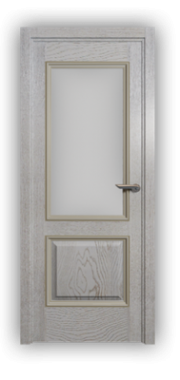 Дверь Velmi 01-701, цвет золотая патина, остекленная - фото 1