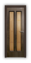 Дверь Velmi 05-144, цвет дуб тон 44, остекленная - превью фото 1