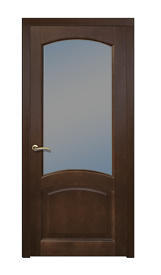 Дверь Neoclassic 824, дуб коньячный, остекленная