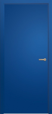 Дверь Rainbow, цвет синий RAL, глухая - фото 1