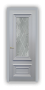 Дверь Lusso 01-109, цвет серая патина, остекленная - превью фото 1