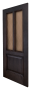 Дверь Velmi 08-123, цвет дуб черный, остекленная - превью фото 3