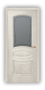 Дверь Elegance 02, цвет эмаль ваниль, остекленная - превью фото 1