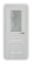 Дверь Velmi 02-801, цвет белый ясень, остекленная - превью фото 1