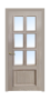 Дверь Velmi 09-105, цвет БЕЖ, остекленная - превью фото 1