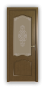 Дверь Classic 112, цвет дуб тон 43, остекленная - превью фото 1
