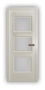 Дверь Velmi 06-102, цвет эмаль ваниль, остекленная - превью фото 1