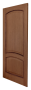 Дверь Neoclassic 828, цвет орех, глухая - превью фото 3