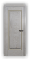 Дверь Velmi 04-701, цвет патина белая с золотом, глухая - превью фото 1