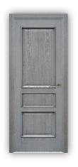 Дверь Velmi 02-109, цвет серая патина, глухая