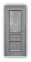 Дверь Velmi 02-109, цвет серая патина, остекленная - превью фото 1