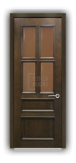 Дверь Velmi 07-144, цвет дуб тон 44, остекленная