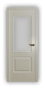 Дверь Velmi 01-102, цвет эмаль ваниль, остекленная - превью фото 1