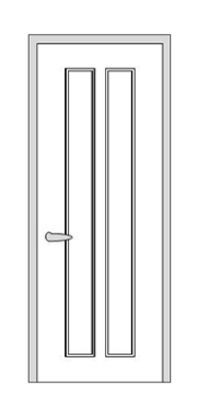 Дверь Velmi 05-104, цвет антрацит, глухая - фото 1