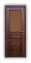 Дверь Velmi 02-221, цвет сапели, остекленная - превью фото 1