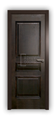 Дверь Velmi 02-123, цвет дуб черный, глухая