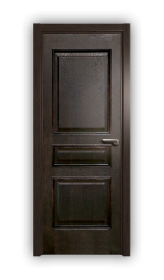 Дверь Velmi 02-123, цвет дуб черный, глухая