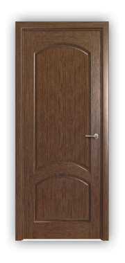 Дверь Classic 328, цвет орех, глухая - фото 1