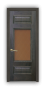 Дверь Velmi 03-5111, цвет дуб мореный, остекленная - превью фото 1