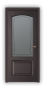 Дверь Neoclassic 817, цвет дуб черный, остекленная - превью фото 1