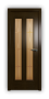 Дверь Velmi 05-146, цвет дуб тон 46, остекленная - превью фото 1