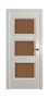   Дверь Velmi 06-603, цвет белая эмаль, остекленная - превью фото 1
