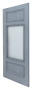 Дверь Velmi 03-109, цвет серая патина, остекленная - превью фото 3
