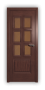 Дверь Velmi 09-221, цвет сапели, остекленная - превью фото 1