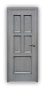 Дверь Velmi 07-109, цвет серая патина, глухая - превью фото 1