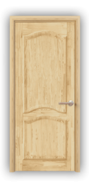 Дверь из массива сосны ECO 4230, без покрытия, глухая - фото 1