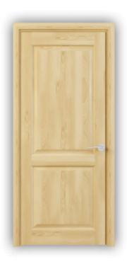 Дверь из массива сосны ECO 4210, без покрытия, глухая - фото 1