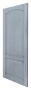 Дверь Neoclassic 819, цвет серая патина, глухая - превью фото 3