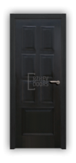 Дверь Velmi 09-123, цвет дуб черный, глухая