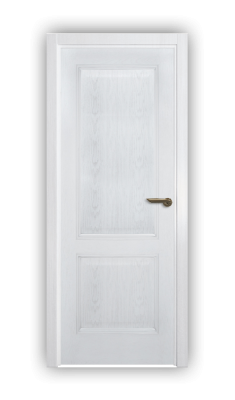 Дверь Velmi 01-709, цвет белая патина с серебром, глухая