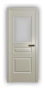 Дверь Velmi 02-102, цвет эмаль ваниль, остекленная - превью фото 1